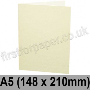 Rapid Colour, Pre-creased, Single Fold Cards, 240gsm, 148 x 210mm (A5), Light Cream