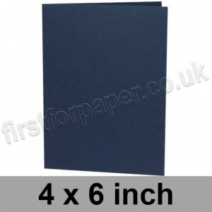 Rapid Colour Card, Pre-creased, Single Fold Cards, 240gsm, 102 x 152mm (4 x 6 inch), Navy Blue