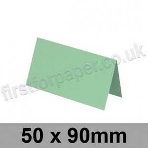 Rapid Colour, Pre-creased, Place Cards, 240gsm, 50 x 90mm, Tea Green