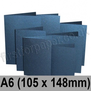 Stardream, Pre-creased, Single Fold Cards, 285gsm, 105 x 148mm (A6), Lapislazuli