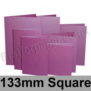 Stardream, Pre-creased, Single Fold Cards, 285gsm, 133mm Square, Punch