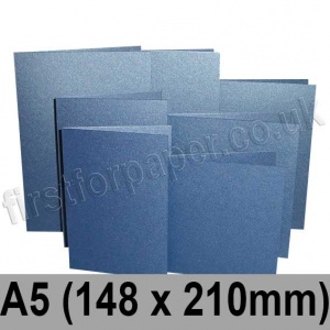 Stardream, Pre-creased, Single Fold Cards, 285gsm, 148 x 210mm (A5), Sapphire