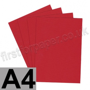 Strata, 220gsm, A4, Crimson - 10 Sheets