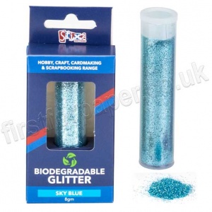 Stix2, Biodegradable Glitter, 8gm, Sky Blue