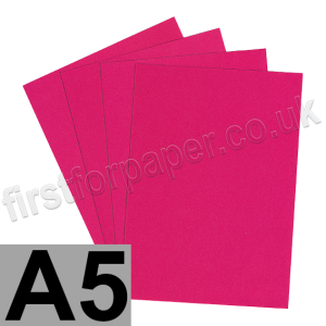 U-Stick, Magenta, Self Adhesive Paper, A5, (Split Back)