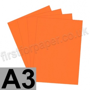 U-Stick, Fluorescent Red, Self Adhesive Paper, A3