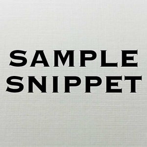 Sample Snippet, zeta Linen Textured, 260gsm, White