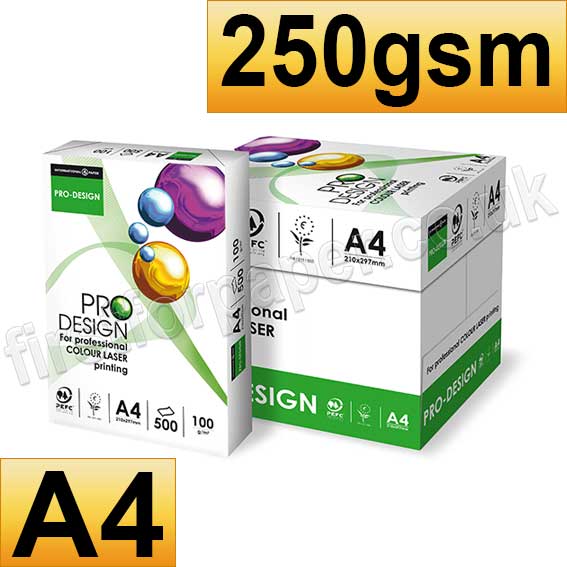 ProDesign, 250gsm, A4 First for Paper