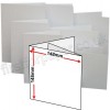 Swift, Pre-creased, Two Fold (3 Panels) Cards, 300gsm, 148mm Square, White (New Formula)