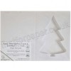 Dragonz, Xmas Tree Aperture, Plain White Single-Fold Cards, 5 x 7''  With Envelopes - Pack of 10