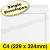Calypso, Peel & Seal, Greetings Card Envelope, C4 (229 x 324mm), White
