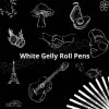 Sukura, Gelly Roll Pen, White, Fine - Set of 3