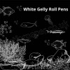 Sukura, Gelly Roll Pen, White, Fine - Set of 3
