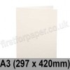Cumulus, Pre-Creased, Single Fold Cards, 250gsm, 297 x 420mm (A3), Natural