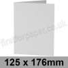 Enstone, Hide Embossed, Pre-creased, Single Fold Cards, 280gsm, 125 x 176mm, Bright White
