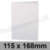 Stardream, Pre-creased, Single Fold Cards, 285gsm, 115 x 168mm, Crystal White