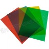 Assorted Coloured Acetate Sheets, 200mic, A4 - 4 sheets, 1 of each colour