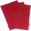A4 Non-Shed Glitter Card, Red - 10 Sheets
