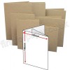 Cairn Eco Kraft, Pre-creased, Two Fold (3 panels) Cards, 280gsm, 105 x 148mm (A6)