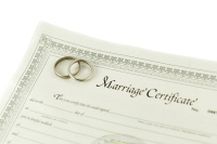 wedding marriage certificate
