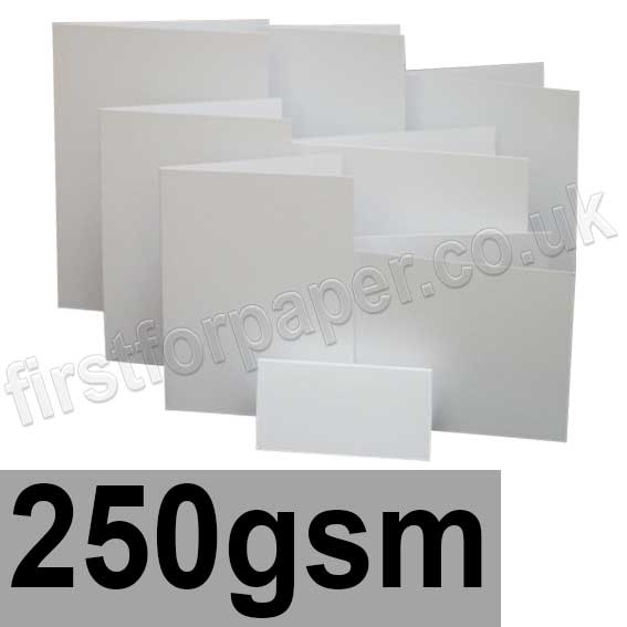 Rapid Recycled, 250gsm, Pre-Creased, Single Fold Cards, White