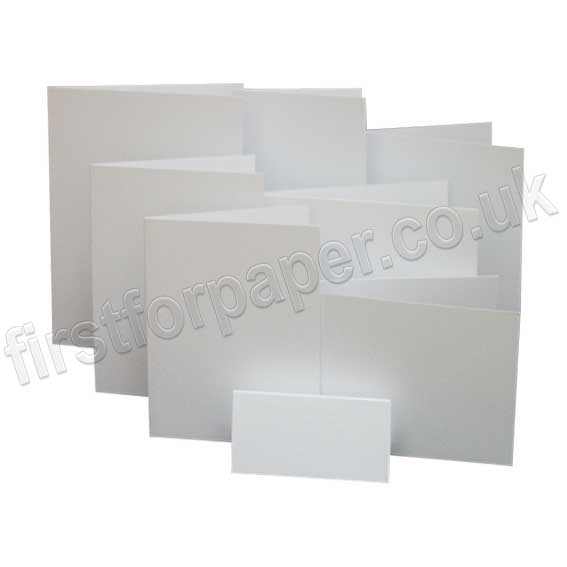 10 Pack 6x6 White Christmas Card Blanks & Envelopes – 300gsm – Pre-Creased