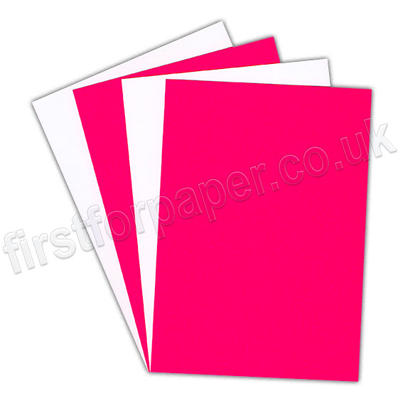 Centura Neon. Dayglo Fluorescent Card, 260gsm, Pink