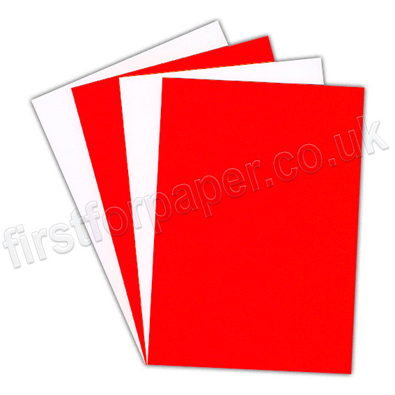 Centura Neon. Dayglo Fluorescent Paper, 95gsm, Red