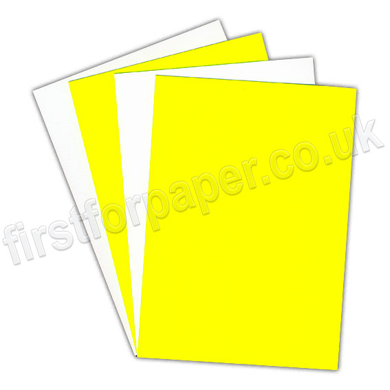 Centura Neon. Dayglo Fluorescent Card, 260gsm, Yellow