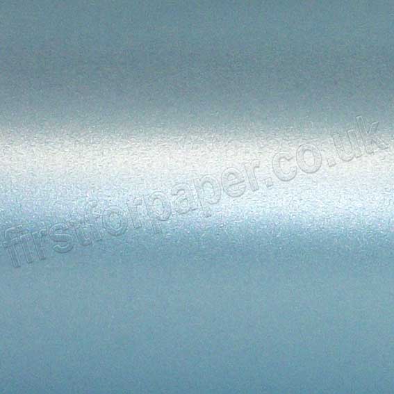 Centura Pearlescent Single Sided Paper, 90gsm, Baby Blue