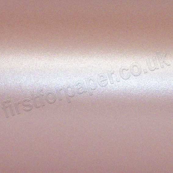 Centura Pearlescent Single Sided Paper, 90gsm, Baby Pink