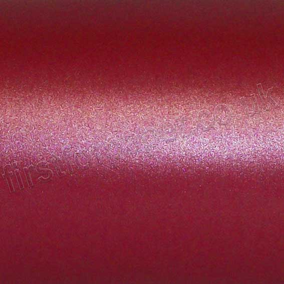 Centura Pearlescent Single Sided Paper, 90gsm, Cherry