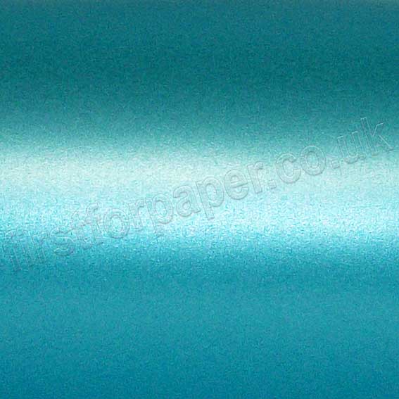 Centura Pearlescent Single Sided Paper, 90gsm, Turquoise