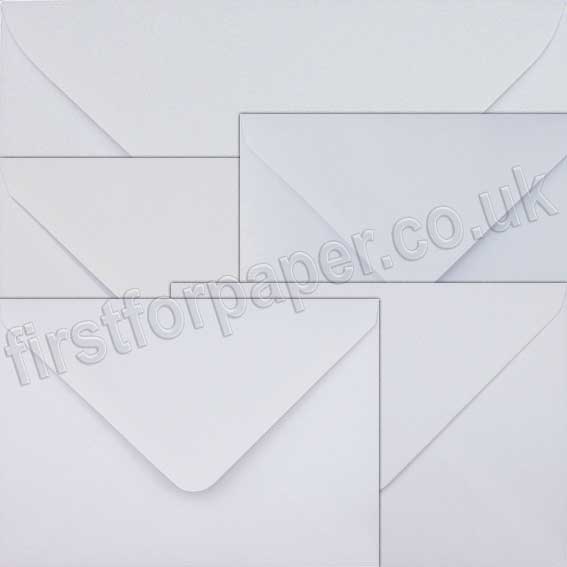 Premium, Gummed White Greetings Card Envelopes