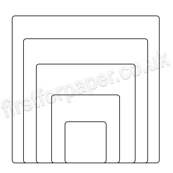 PCL White Labels Squares