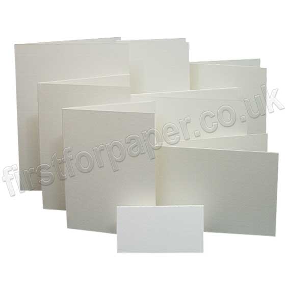 Conqueror Laid, Pre-Creased, Single Fold Cards, 300gsm, High White