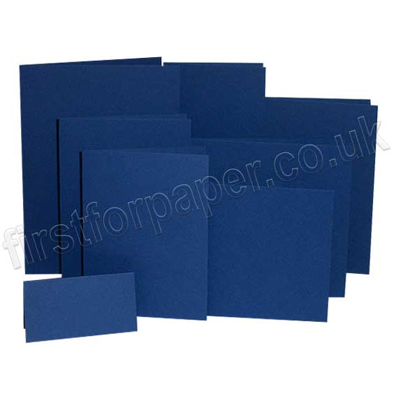 Colorset Recycled, 270gsm, Pre-Creased, Single Fold Cards, Midnight