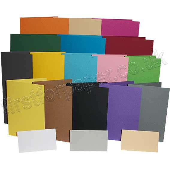 Colorset Recycled, Pre-Creased, Single Fold Cards