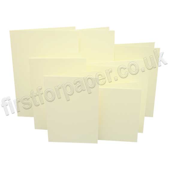 Rapid Colour, Pre-Creased, Single Fold Cards, Chamois