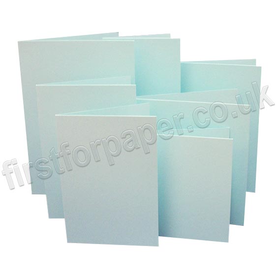 Rapid Colour, Pre-Creased, Single Fold Cards, Ice Blue