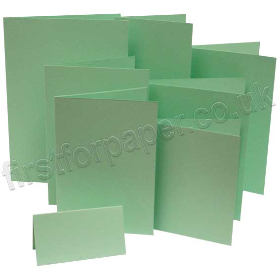 Rapid Colour, Pre-Creased, Single Fold Cards, Lark Green