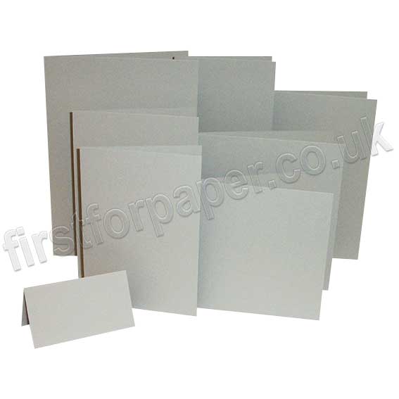 Rapid Colour, Pre-Creased, Single Fold Cards, Misty Grey