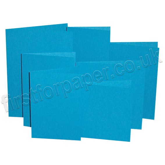 Rapid Colour, Pre-Creased, Single Fold Cards, Rich Blue