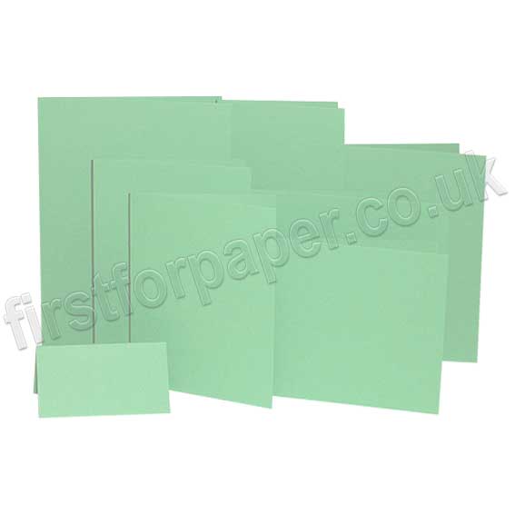 Rapid Colour, Pre-Creased, Single Fold Cards, Tea Green