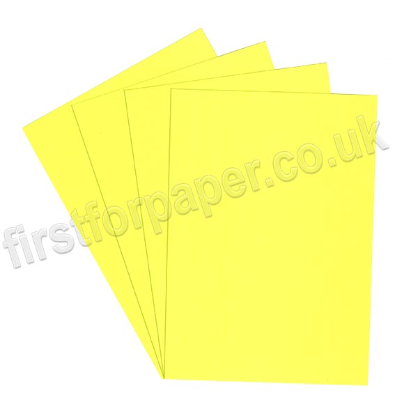 U-Stick, Fluorescent Yellow, Self Adhesive Paper