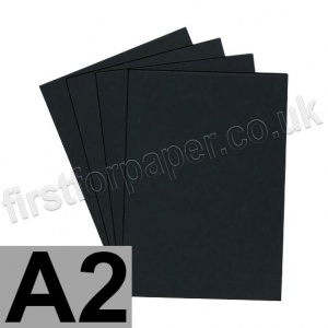 Colorset Recycled Card, 350gsm, A2, Nero