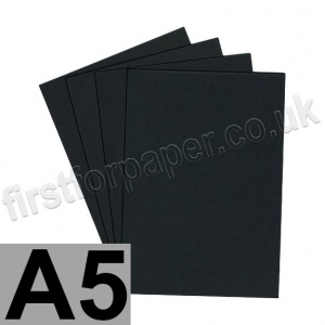 Rapid Colour Card, 160gsm, A5, Black
