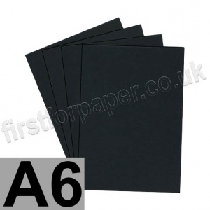 Colorset Recycled Card, 270gsm,  A6, Nero