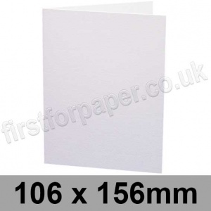 Swift, Pre-creased, Single Fold Cards, 300gsm, 106 x 156mm, White (New Formula)