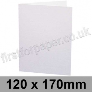 Swift, Pre-creased, Single Fold Cards, 350gsm, 120 x 170mm, White (New Formula)
